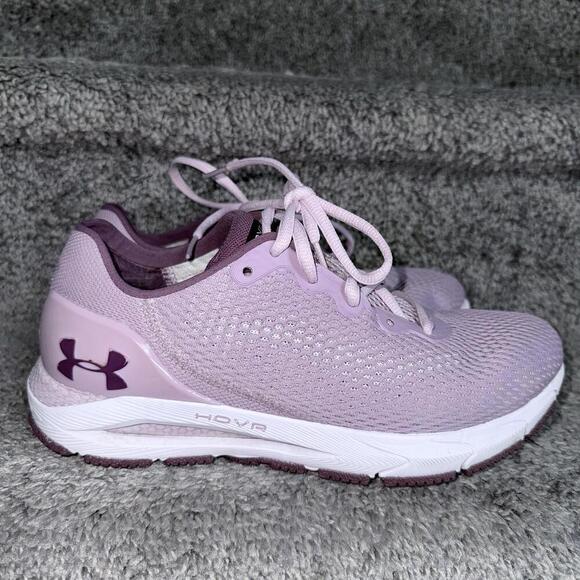 Under Armour Shoes Womens 8 HOVR Sonic 4 Running Low Sneakers 3023559 Purple - Picture 2 of 9